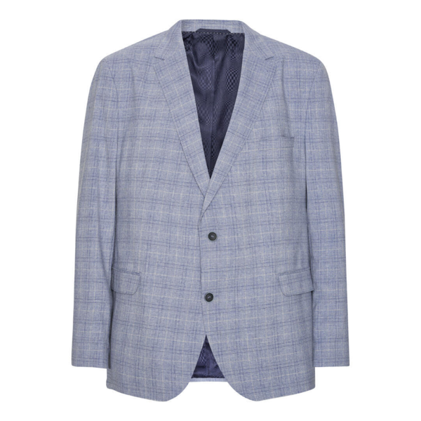 Lys blå / rutemønster