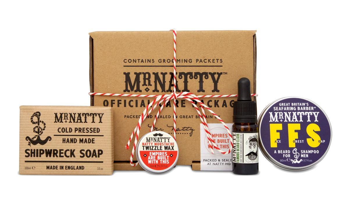 Mr. Natty Hirsute Rogue Care Package (4 deler)