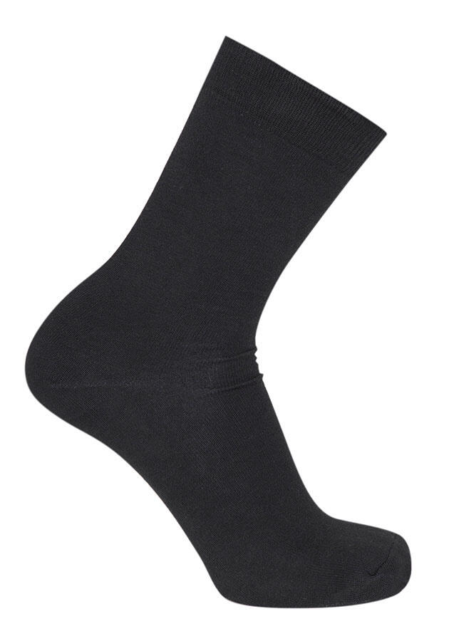 KLAZIG sorte strømper m. elastikk i skaft