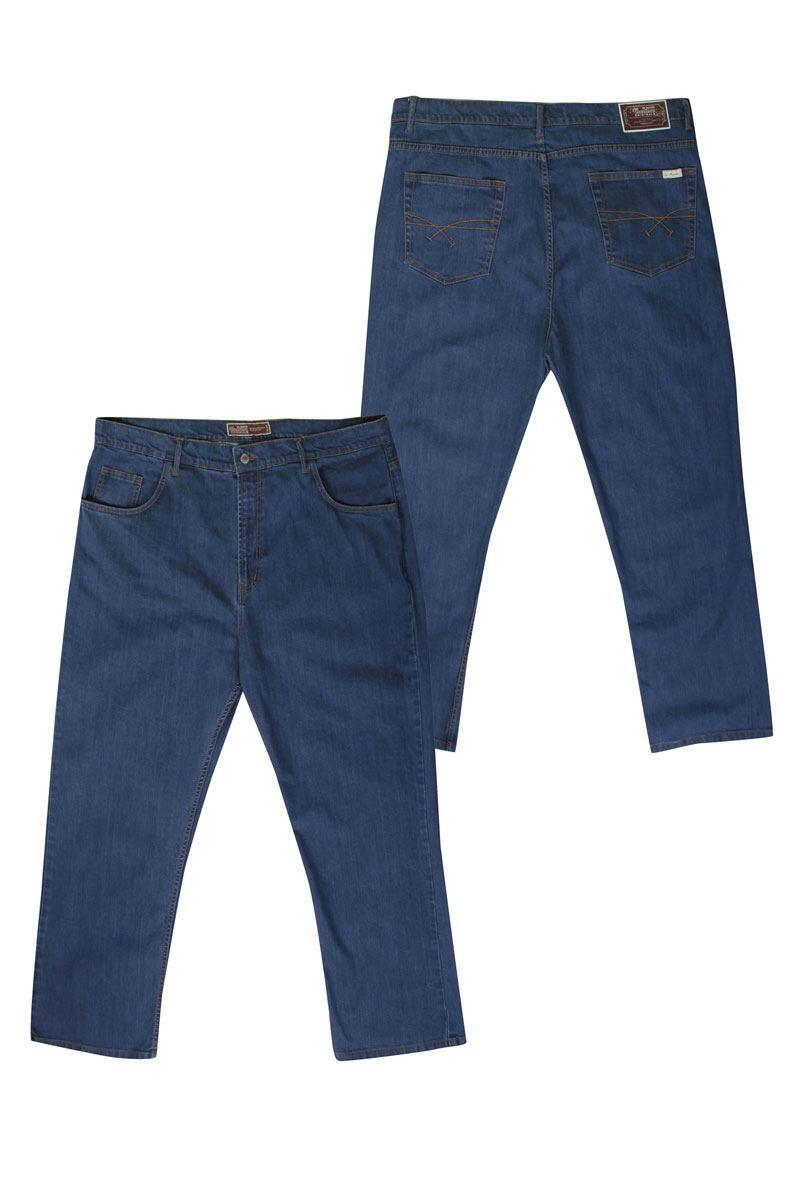 Ed Baxter blå jeans m. stretch (Stonewash)  (34\")