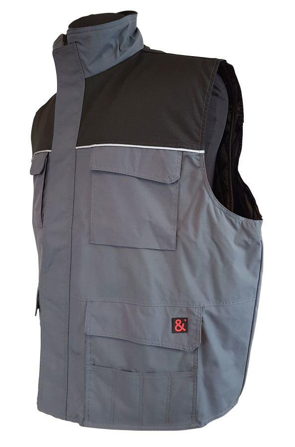 Svart/Grå fra siden