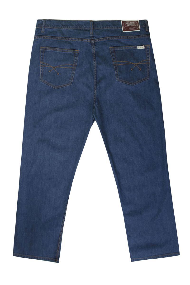 Ed Baxter denimblå jeans m. stretch (34\")