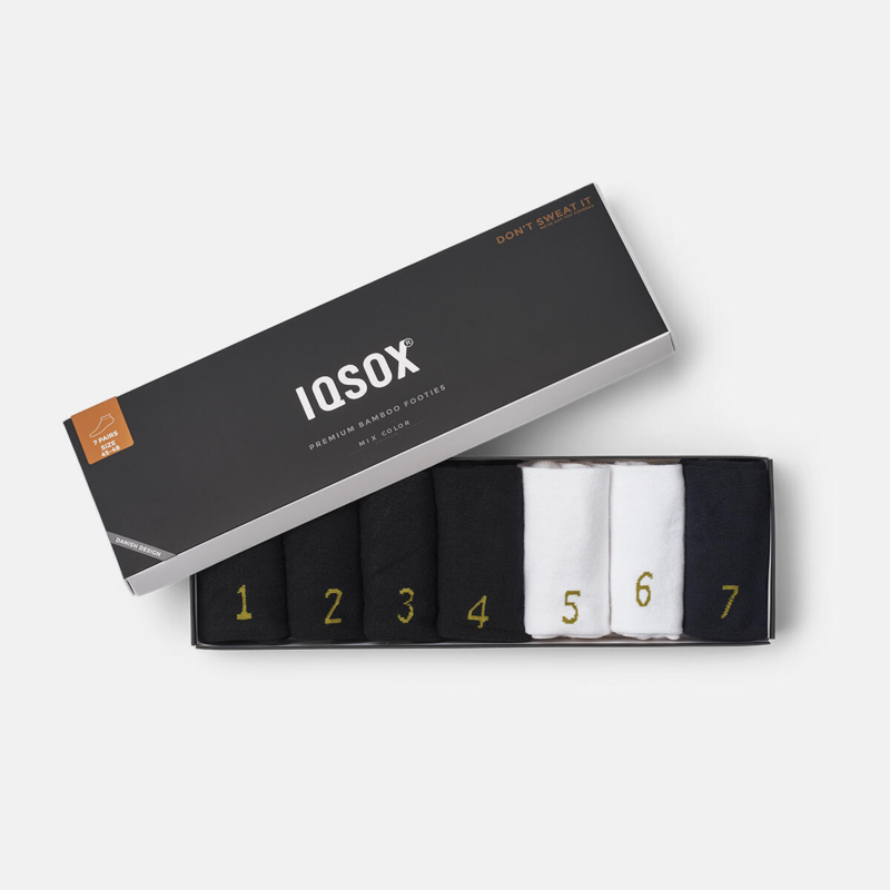 Sort/hvit/navy mix - 45/48